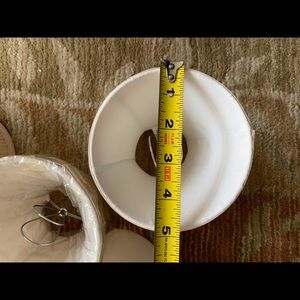 6 mini chandelier shades